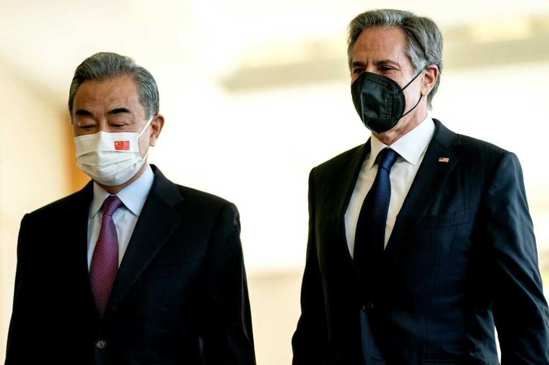 US Secretary of State Antony Blinken walks with Chinese Foreign Minister Wang Yi as they meet in Bali in July 2022 US Secretary of State Antony Blinken walks with Chinese Foreign Minister Wang Yi as they meet in Bali in July 2022
