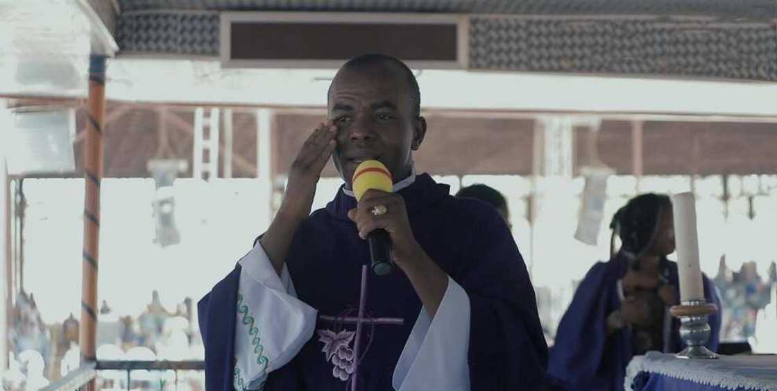 Go ahead, report me to Pope, Father Mbaka tells All Progressives Congress