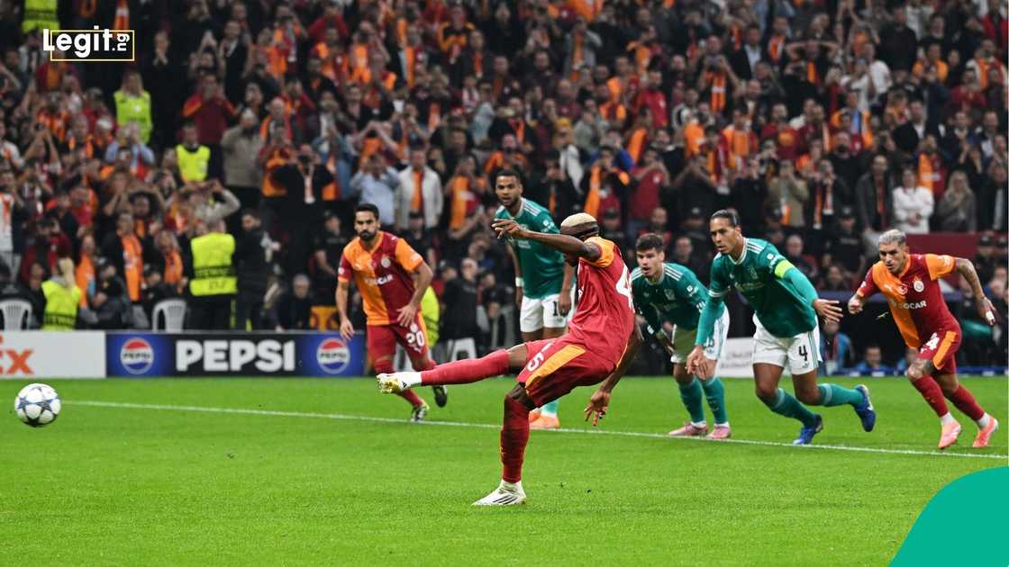 Victor Osimhen, Galatasaray, Liverpool, UEFA, Champions League, Football, Istanbul. Victor Osimhen, Galatasaray, Liverpool, UEFA, Champions League, Football, Istanbul.