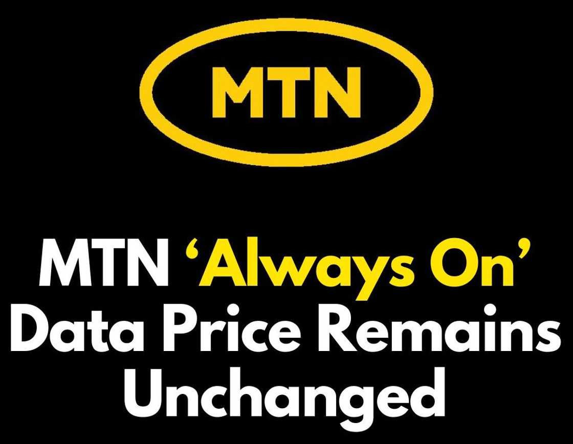 MTN's Always-On Data plans poster