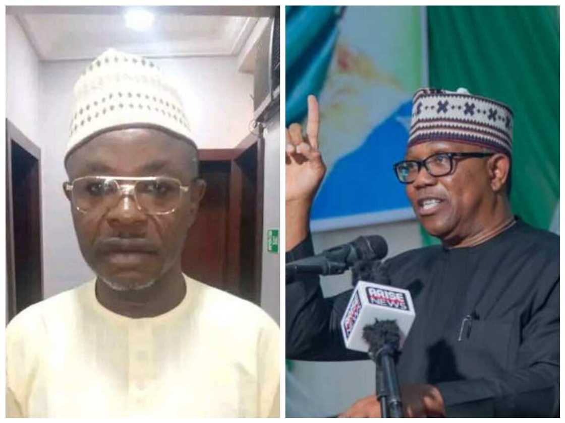 Mallam Lawal Garba da Peter Obi. Mallam Lawal Garba da Peter Obi.