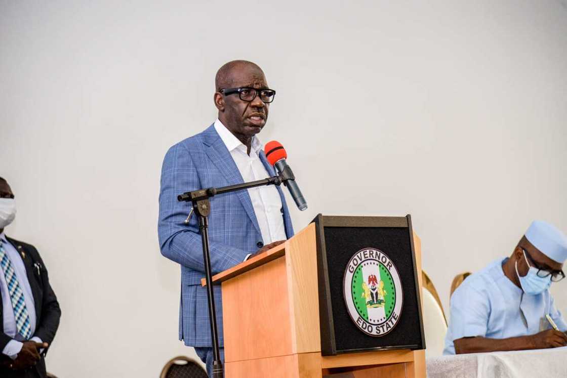 Governor Godwin Obaseki of Edo state Governor Godwin Obaseki of Edo state
