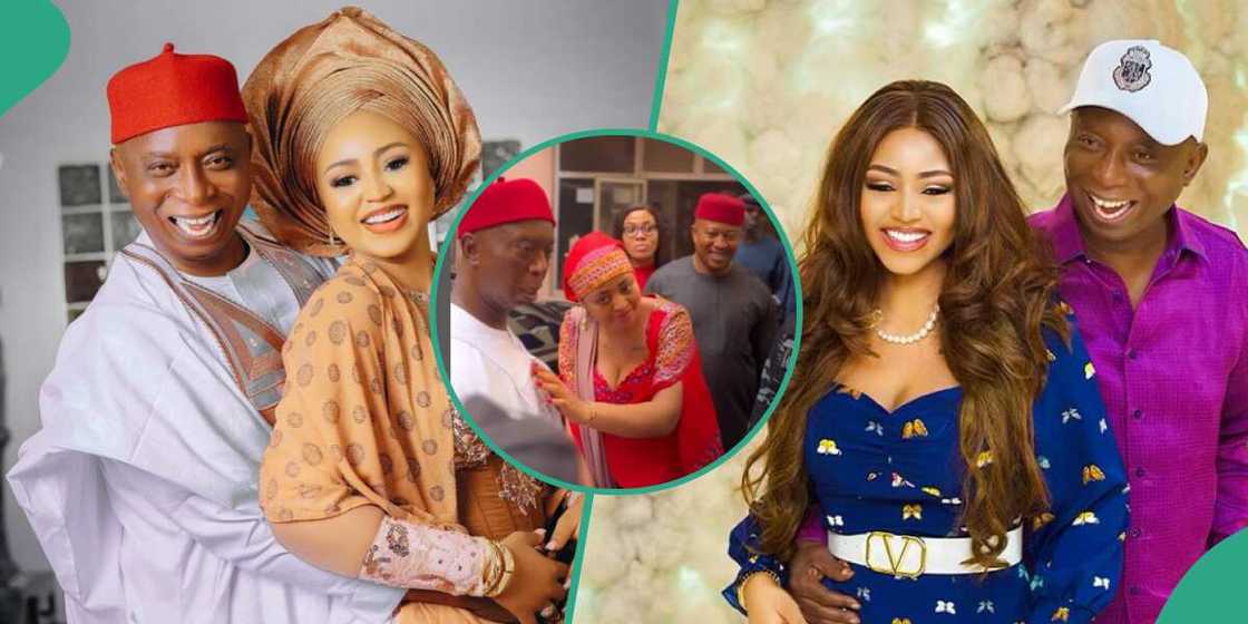 Regina Daniels and husband