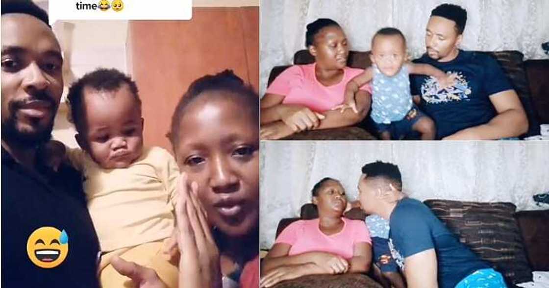 One-year-old kid forces parents to kiss, reconcile One-year-old kid forces parents to kiss, reconcile