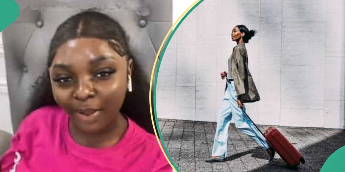 Video as lady jubilates after getting visa Video as lady jubilates after getting visa