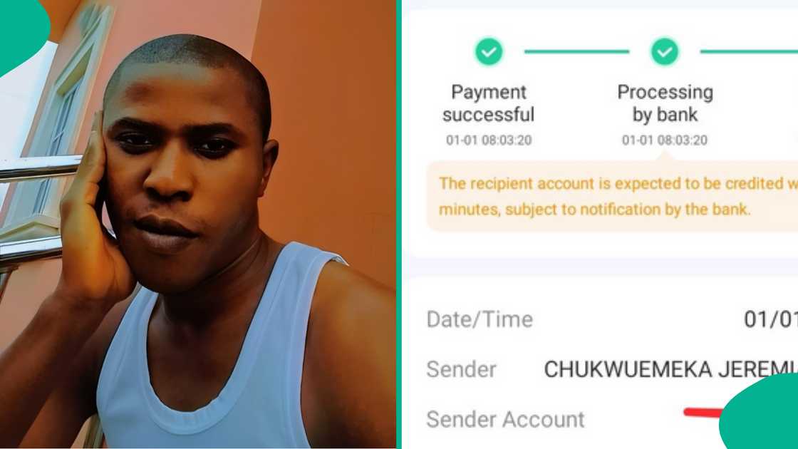 Man shows how he sent someone money to avoid a bank charge, reacts to new tax law