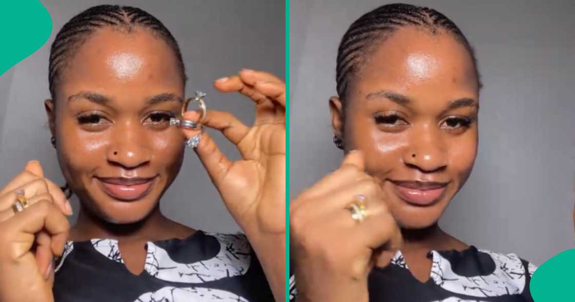 Lady who recently got married shames her exes who lied to her with engagement in the past Lady who recently got married shames her exes who lied to her with engagement in the past