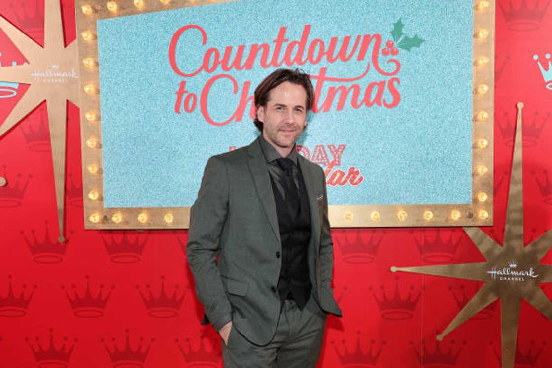 Niall Matter attends an Hallmark event. Niall Matter attends an Hallmark event.