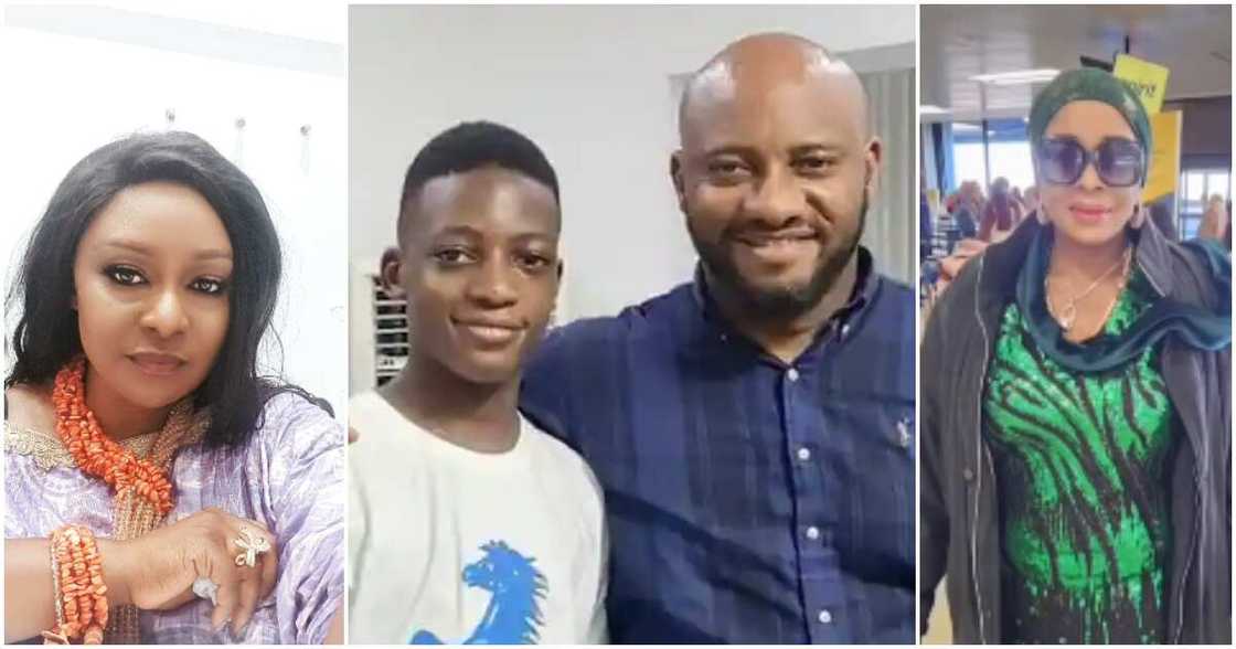 Yul Edochie's son gets buried. Yul Edochie's son gets buried.