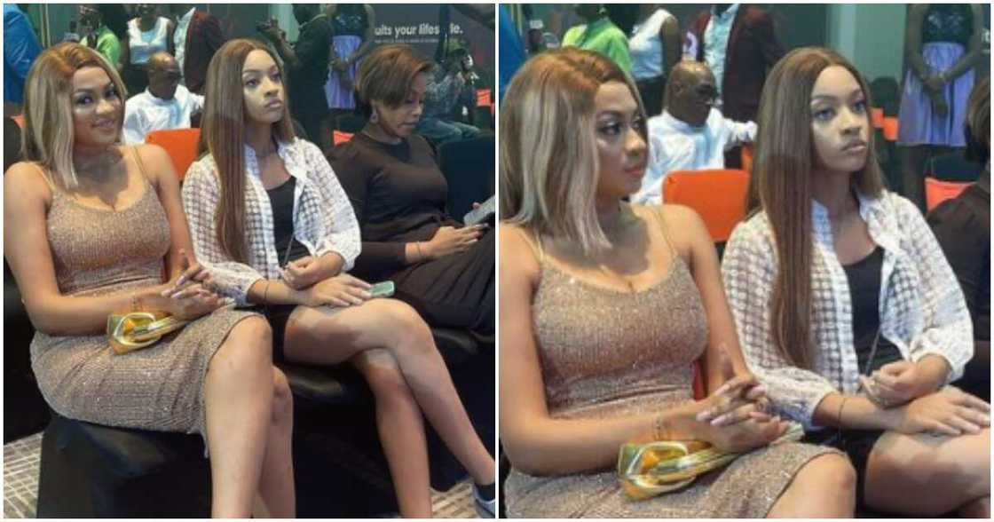 Actor Yul Edochie's wife and daughter Actor Yul Edochie's wife and daughter