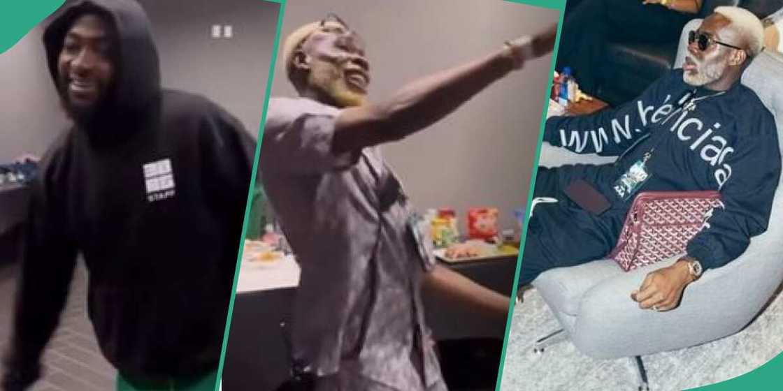 Singer Davido and his lawyer Singer Davido and his lawyer