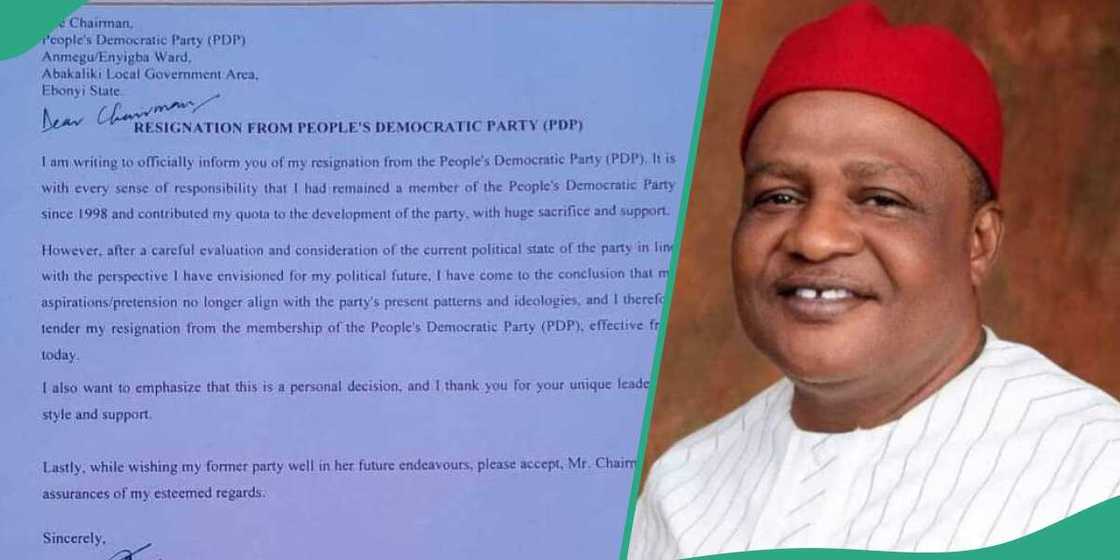 Tsohon dan Majalisar Tarayya ya yi murabus daga PDP Tsohon dan Majalisar Tarayya ya yi murabus daga PDP