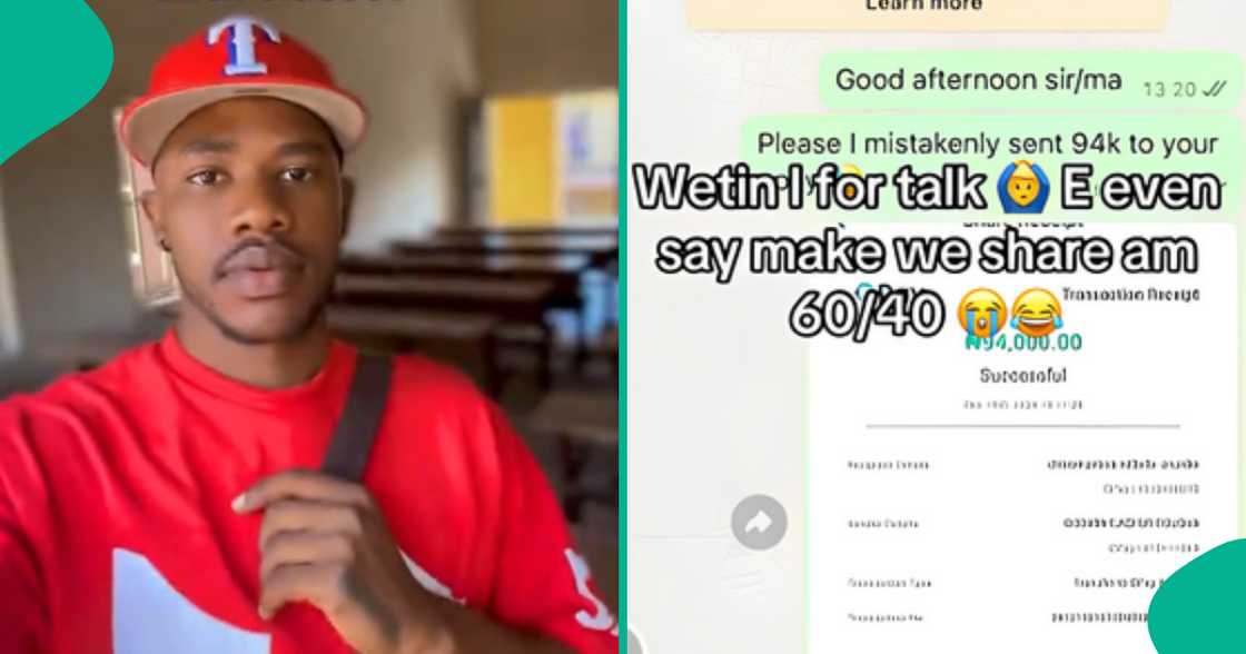 Man shares his chat with someone he mistakenly sent N94k Man shares his chat with someone he mistakenly sent N94k