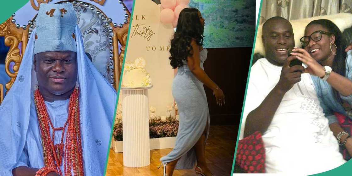 Ooni of Ife celebrates his first daughter as she turns 30. Ooni of Ife celebrates his first daughter as she turns 30.