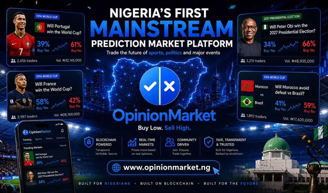OpinionMarket Launches Nigeria's First Mainstream Prediction Market Platform