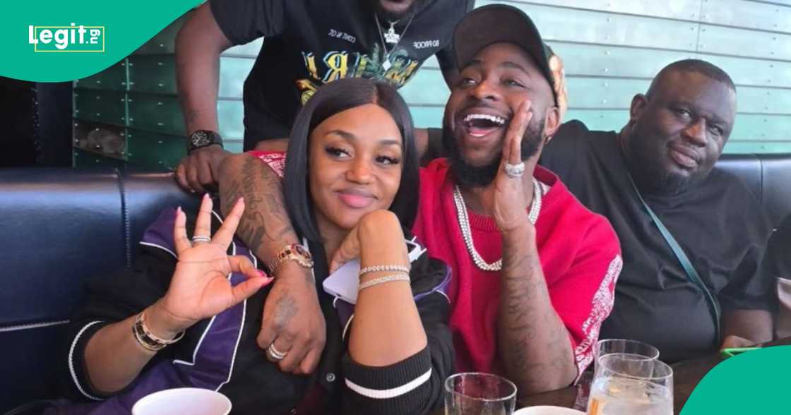 Davido and Chioma in the US.