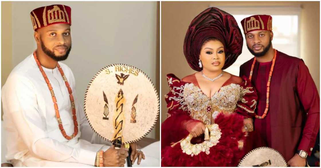 Nigerians storm Nkiru Sylvanus' husband's page, drop funny comments. Nigerians storm Nkiru Sylvanus' husband's page, drop funny comments.