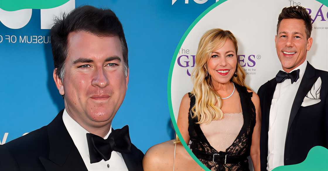 Christian Stracke at the 2015 MOCA Gala and with Sutton at the 49th Gracie Awards. Christian Stracke at the 2015 MOCA Gala and with Sutton at the 49th Gracie Awards.