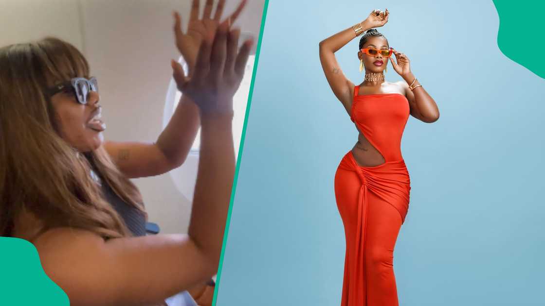 Tacha Akide shares heartwarming video on Ibom Air.