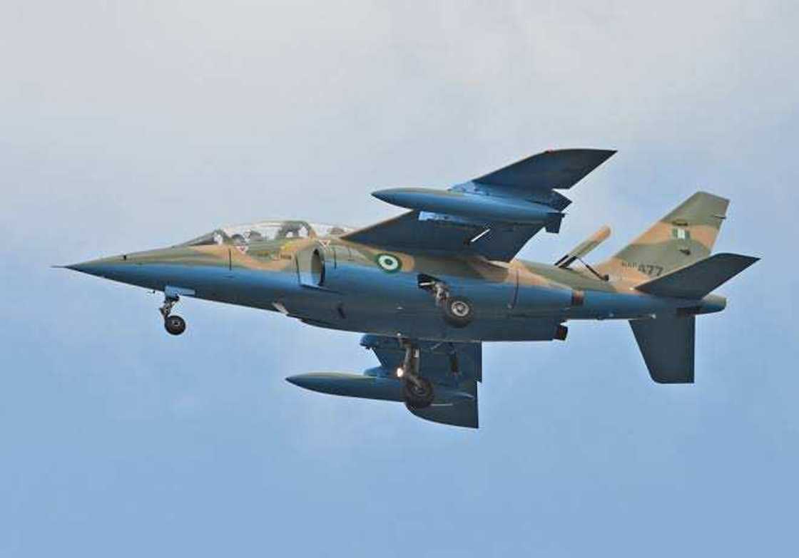 NAF fighter jet/Kaduna/Terrorists/Bandits/Ali Dogo NAF fighter jet/Kaduna/Terrorists/Bandits/Ali Dogo