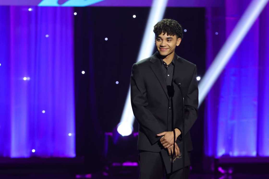 Noah Cottrell speaks onstage during the 3rd Annual Children's and Family Creative Arts Emmy Awards