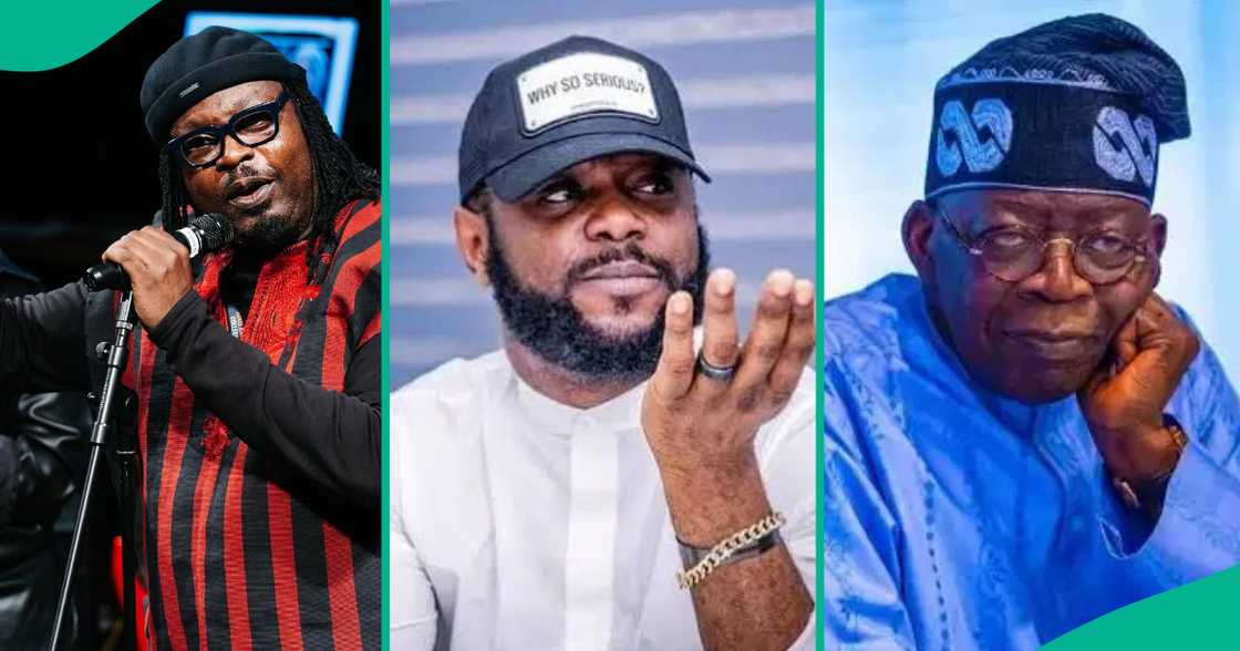 Eedris Abdulkareem claims he was offered a bribe worth millions over a viral song criticising President Bola Tinubu's govt 'Tell Your Papa'. Eedris Abdulkareem claims he was offered a bribe worth millions over a viral song criticising President Bola Tinubu's govt 'Tell Your Papa'.