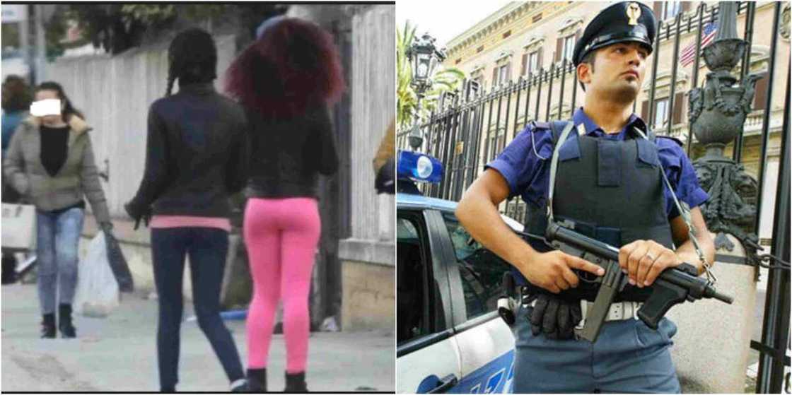 Wata 'yar Najeriya ta yi kokarin harbe wani dan sanda da ya kamata da kwaya a kasar Italy Wata 'yar Najeriya ta yi kokarin harbe wani dan sanda da ya kamata da kwaya a kasar Italy