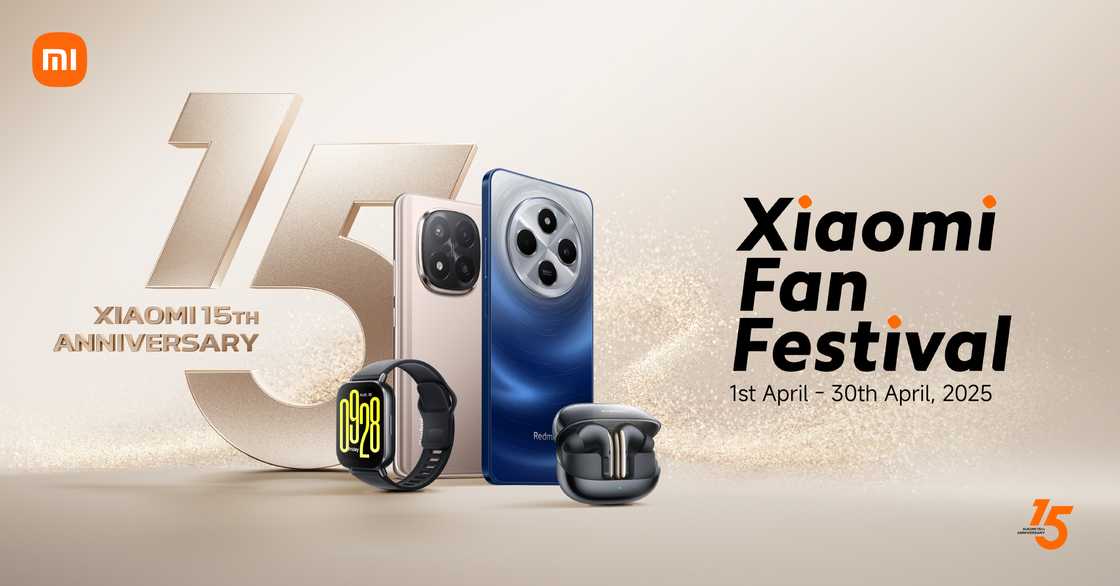 Celebrate Xiaomi's 15th Anniversary with Exclusive Deals & New Redmi Note 14 Pro+ 5G Celebrate Xiaomi's 15th Anniversary with Exclusive Deals & New Redmi Note 14 Pro+ 5G