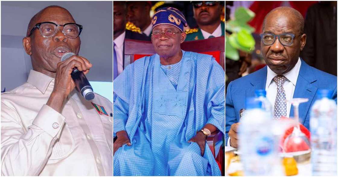 Adams Oshiomhole, Bola Tinubu, Governor Godwin Obaseki, APC, PDP, Edo state