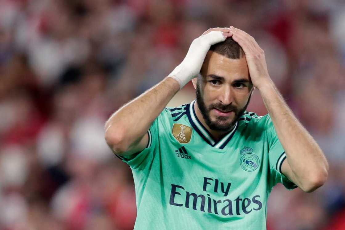 Karim Benzema in action for Real Madrid Karim Benzema in action for Real Madrid