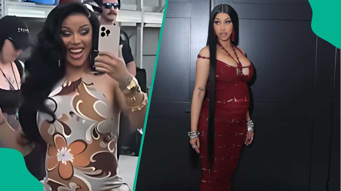 Rapper Cardi and troll exchange words online.