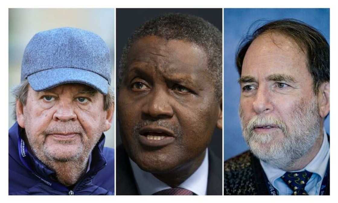 Aliko Dangote, Mike Adenuga, Abdul Samad Rabiu