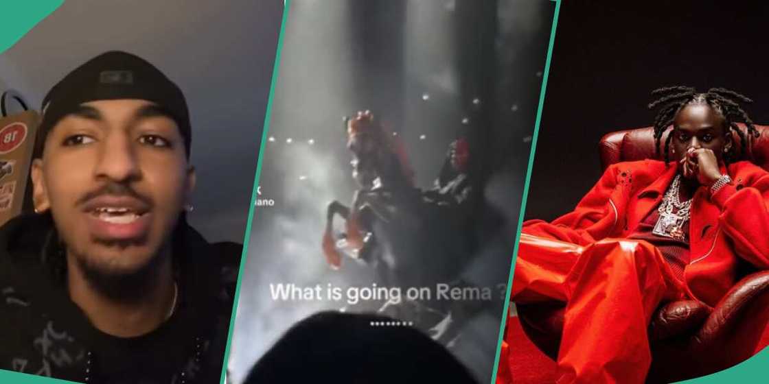 Rema's performance at O2 Arena called demonic. Rema's performance at O2 Arena called demonic.