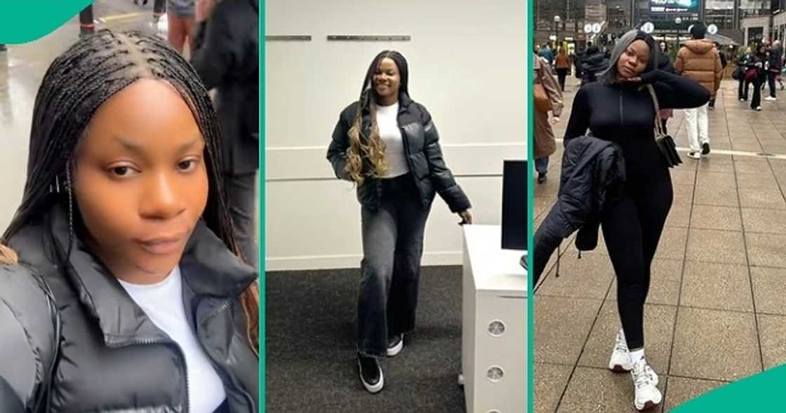 Nigerian lady in UK rejoices as she gets paid £13 every hour. Nigerian lady in UK rejoices as she gets paid £13 every hour.