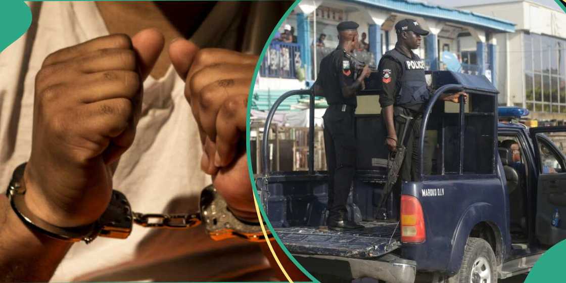 Police arrest bank manager Police arrest bank manager
