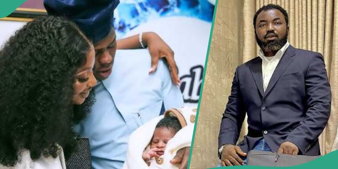 Late Mohbad with his wife and son and wealthy businessman Late Mohbad with his wife and son and wealthy businessman