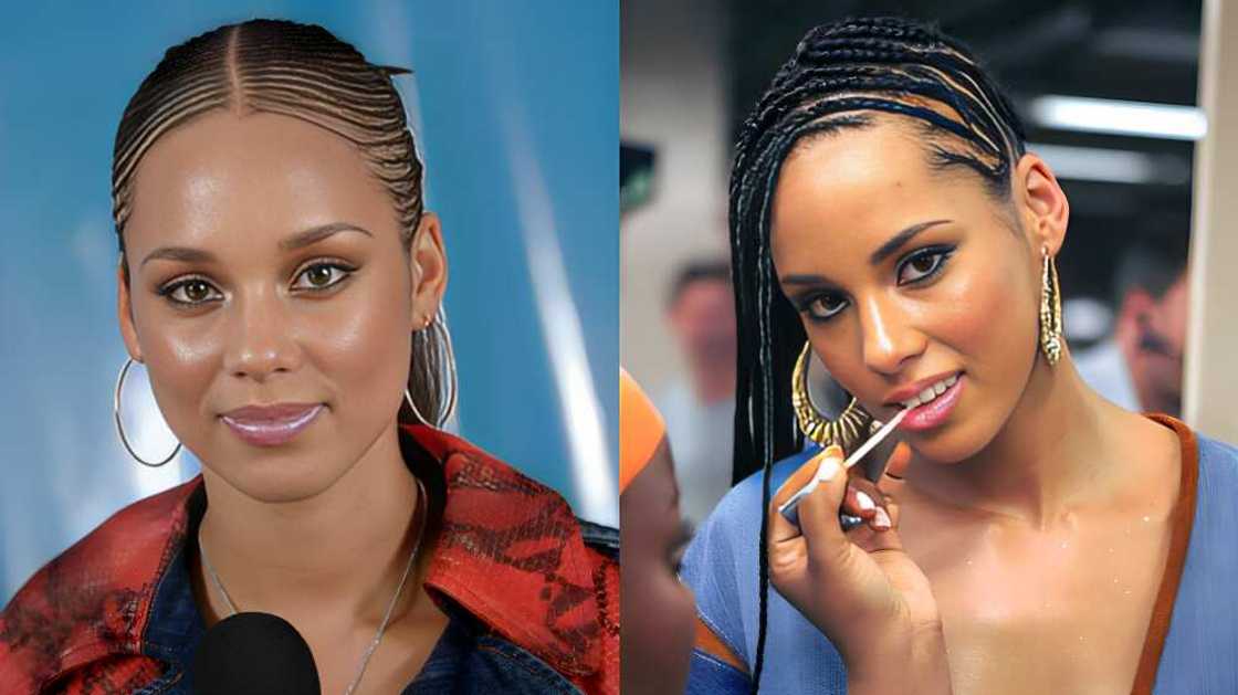 Alicia Keys braids