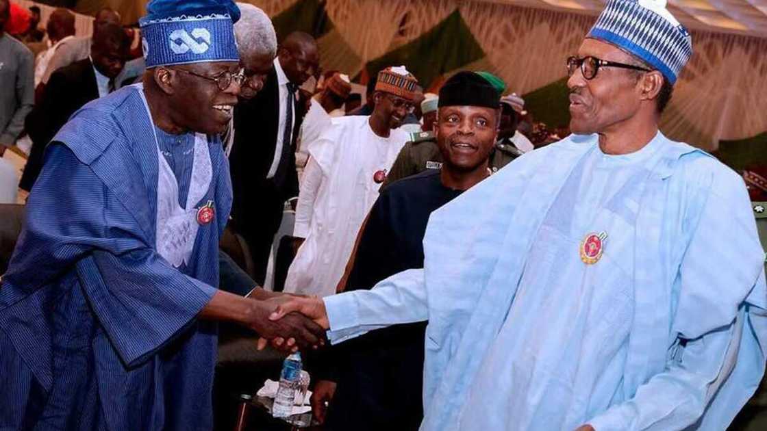 Muhammadu Buhari da Bola Tinubu Muhammadu Buhari da Bola Tinubu