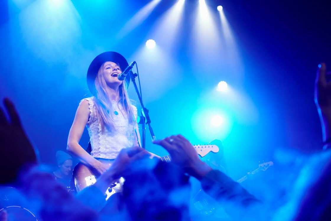 An artist performing An artist performing