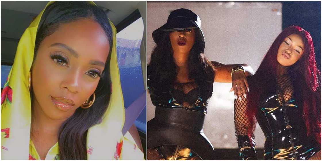 Tiwa Savage and BBNaija's Tacha Tiwa Savage and BBNaija's Tacha