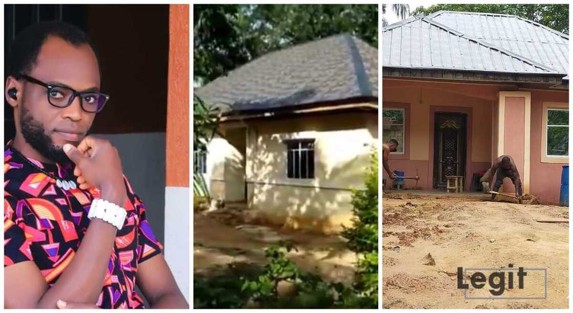 Young Nigerian journalist, Charles Ogbu uses his NGO to build house for widows.