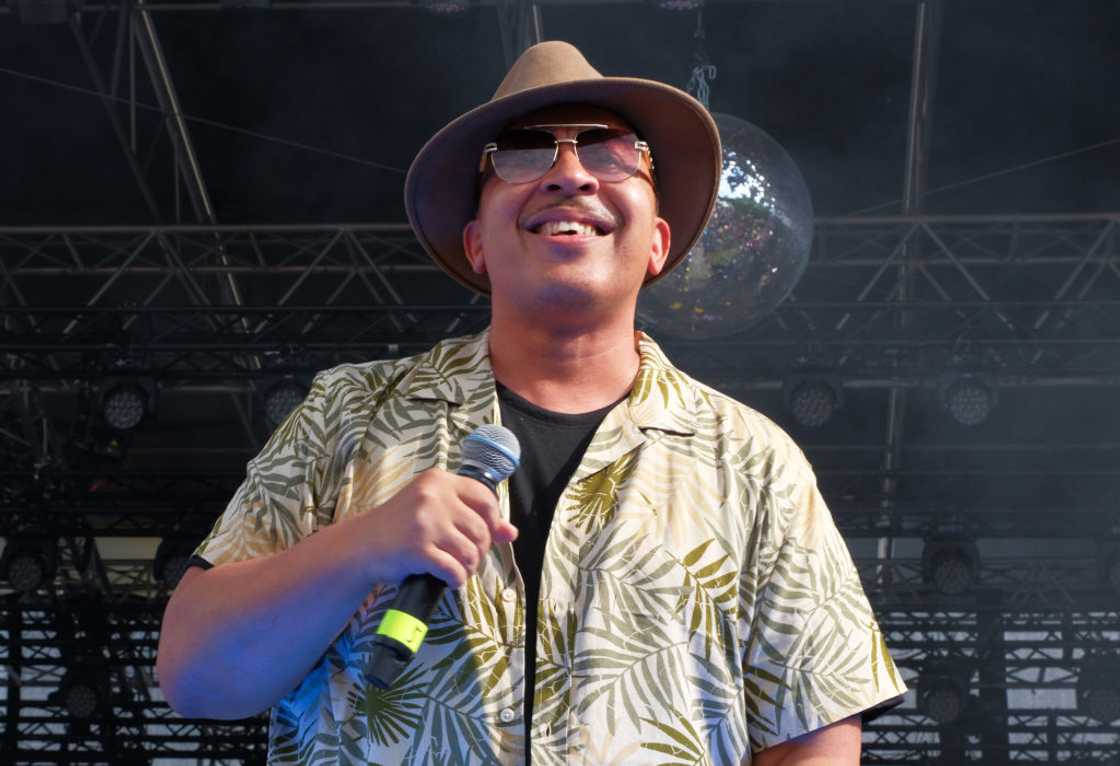 Lou Bega on stage during the It's My Life Open Air Festival Lou Bega on stage during the It's My Life Open Air Festival