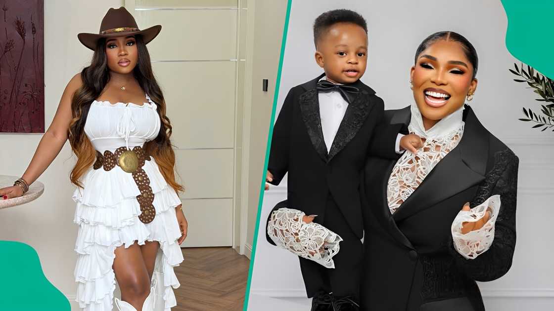 Veekee James attend Iyabo Ojo's grandson's first birthday party in Lagos.