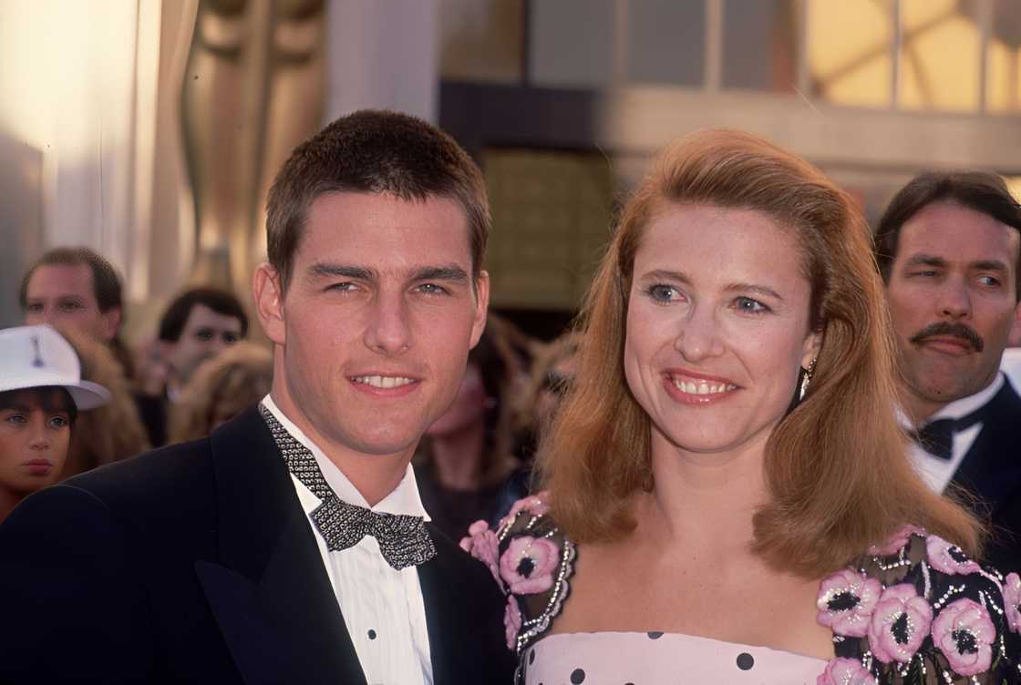 American actor Tom Cruise and his ex-wife and actress Mimi Rogers