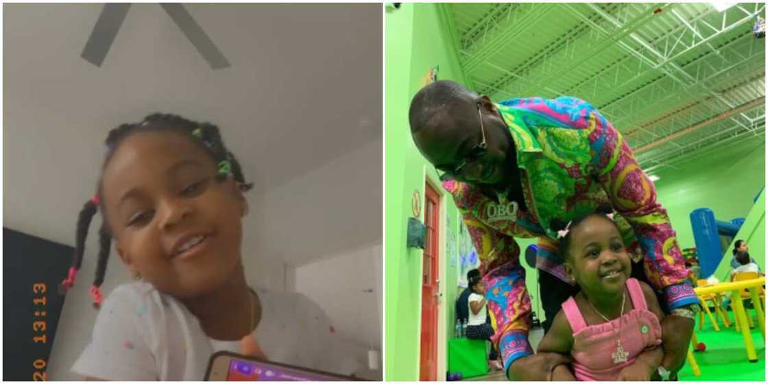 Davido's daughter Hailey sings Jowo (video) Davido's daughter Hailey sings Jowo (video)