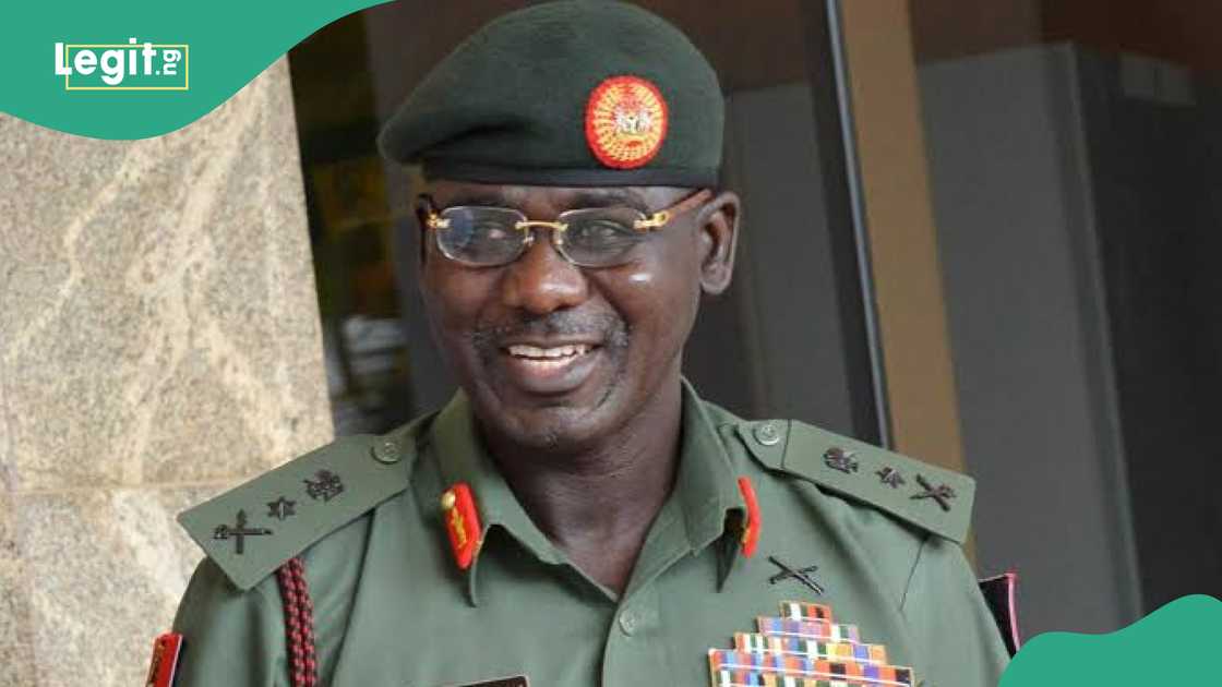 Lt. Gen. Tukur Buratai (retd.) called for national lockdown to fight insecurity in Nigeria. Lt. Gen. Tukur Buratai (retd.) called for national lockdown to fight insecurity in Nigeria.