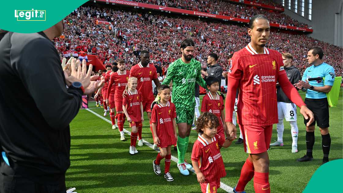 Arsenal, Liverpool, Premier League, Anfield, Mikel Merino, Virgil van Dijk Arsenal, Liverpool, Premier League, Anfield, Mikel Merino, Virgil van Dijk