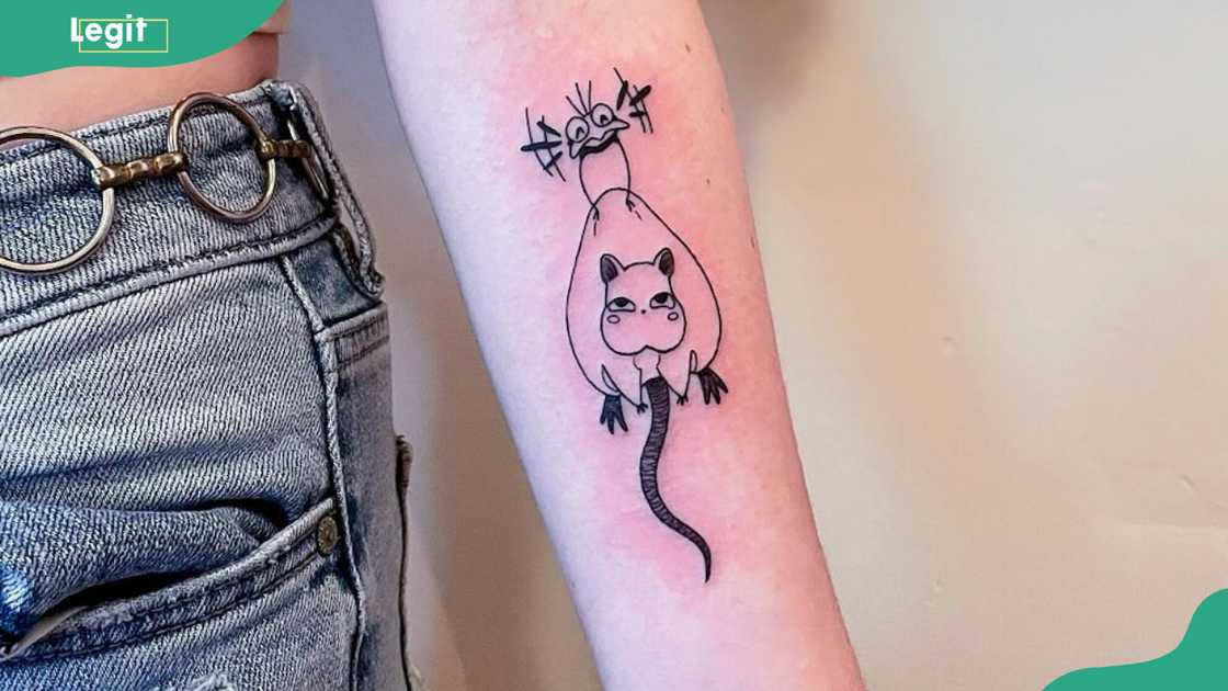 Boh, the baby in mouse form tattoo