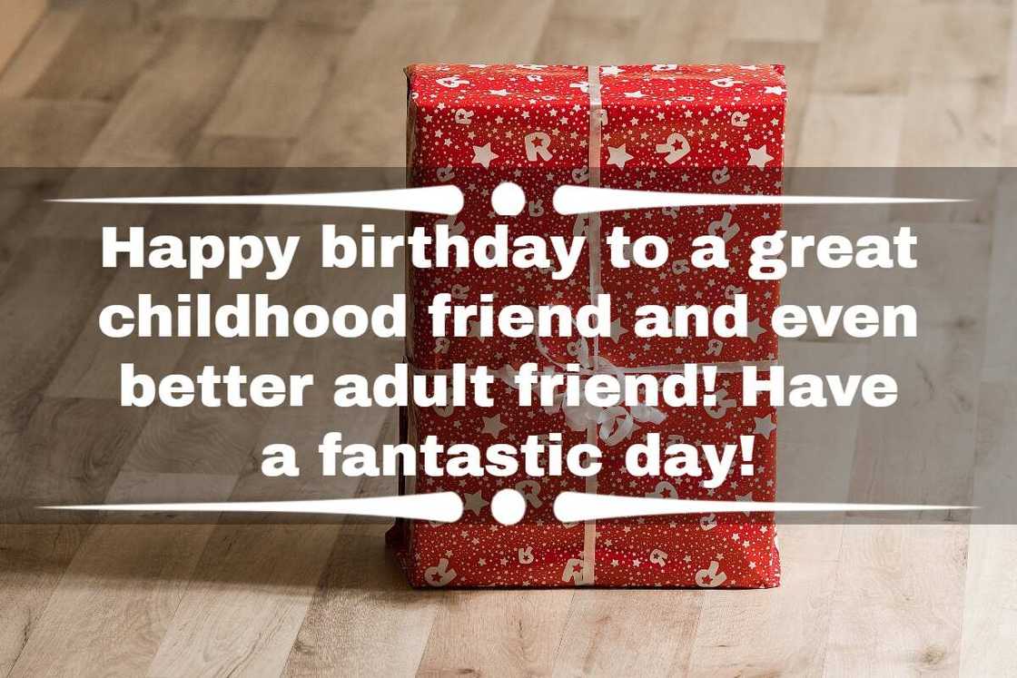 Heart touching birthday wishes for childhood friend