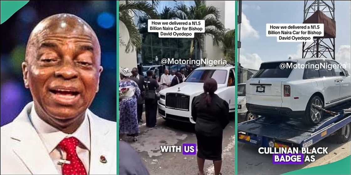 Video shows how N1.5 billion Rolls Royce Cullinan was delivered to Bishop David Oyedepo